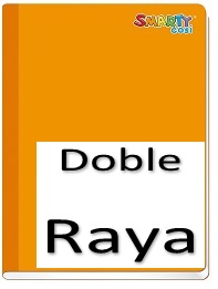 Profesional cosido DOBLE RAYA